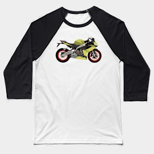 Motorcycle Aprilia RS 660 Acid Gold Baseball T-Shirt